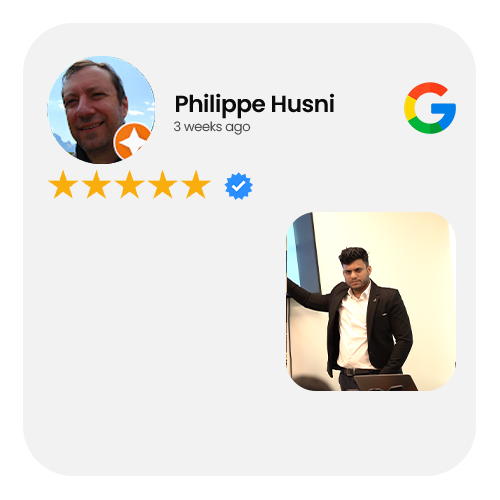 5-star Google review by Philippe Husni: Five-star review of GrowthX Trading Lab.